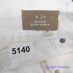 Madewell NEW  Relaxed‎ Denim Shorts in Tile White, 29 Photo 13