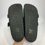 Skechers  arch fit 2 strap sandals black with gold buckles trendy women’s size 11 Photo 6