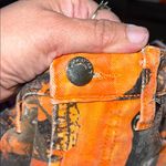 Rockstar Vibrant Orange and Black Jeans with Distressed Details Size XS Photo 11