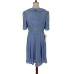 JJs House Formal Dress 10 Blue NWT Short Sleeve Cocktail Photo 3