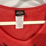 Harley Davidson  Rhinestone Wing Long Sleeve Tee Mason OH Red S Photo 3