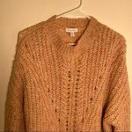 Topshop Pointelle Neppy Knitted Jumper Pink Photo 3