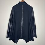 Spanx Drape Front Faux Leather Jacket Photo 9