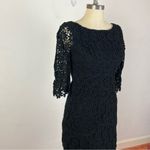 Lilly Pulitzer Shayna Black Crochet Midi Dress Photo 2