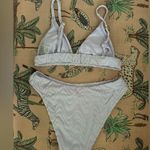 Wild Fable Lavender Retro Terry Cloth Adjustable Bikini Purple Women’s Swimsuit Photo 4