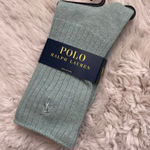 Ralph Lauren BNWT Polo  seafoam pastel mint green crew socks Photo 0