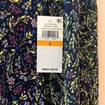 CeCe  Navy Floral Sheer Sleeve Dress Sz S Photo 3