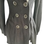 Free People  Womens Faux Fur Collared Coat Size 2 Photo 3