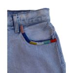 Splendid x Margherita Missoni Embroidered Distressed Denim Shorts Photo 2