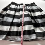My Michelle  Black Silver Glitter Skater Skirt Junior Size 1 Photo 5