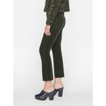 Frame  Women's Green Le Crop Mini Corduroy Boot Cut Jeans Size 26 Photo 1