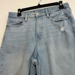 Old Navy  Light Blue High Rise Distressed Jeans Photo 2
