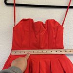House Of CB ‘Emmanuela’ Italian Tomato Strapless Corset Fit & Flare Mini S Tall Photo 8