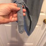 Mossimo Supply Co. Chambray Dress Women's L Button Up‎ Shirt Dress Casual Blue Size L Photo 4