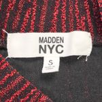 Madden NYC Women Sleeveless Crop Top Small Y2K Club McBling Glitter Going Out Red Photo 4