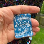 Free People NWT  Intimately Black Tie Strap Sequin Cami Top Sz M Medium Rtl $68 Photo 3