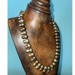 Baroque Pearl Mushrooms Shaped Graduated Artisan Necklace W/ Box Photo 4