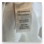 Barefoot Dreams BAREFOOT MC WOMEN'S LOOSE JERSEYCAP SLEEVE TEE WHITE SZ M Photo 5