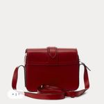Ralph Lauren Welington Calfskin Crossbody Bag in Deep Red Photo 2