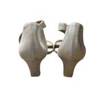 Bernardo  Womens Silver Leather Asymmetrical Strap Open Toe Sandals Heels Shoes 9 Photo 3