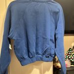 Free People Movement NWT 
For The Win Logo Half Zip Top - Athlete Blue Combo Photo 13