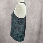 Champion Black Blue Polka Dot Racerback Activewear Duo Dry Tank Top Small Photo 3