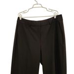 Lane Bryant  Straight High Rise Flat Front Trouser Slacks Dress Pants Black Sz 16 Photo 2