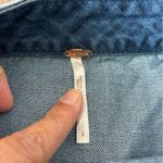 Free People  denim embroidered skirt Photo 4