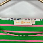 Tory Burch Boat Neck Diver Striped Top Small Photo 9