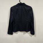 Theory EUC  pinstripe wool blazer size 8 women’s buttons Photo 4