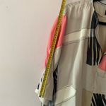 Piazza Sempione Gray Pink Artsy Abstract 3/4 Sleeve Tunic Top Women size Medium Photo 8