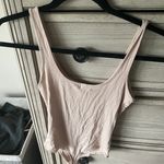 Garage Tan Zipper Bodysuit Photo 3