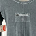 Free People Movement NEW! Free People FP Movement Hot Shot Wide Leg Onesie Summer Storm Gray Size XS Photo 6