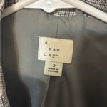 A New Day  Gray & Pink Plaid Blazer Photo 1