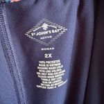 st. john's bay  Active Plus Size Athletic Skort w/ Tie Belt, Blue Floral Print 2X Photo 5