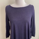 Eileen Fisher  Organic Linen Purple Tunic Dress Photo 4