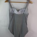 Niptuck 12 Black White Striped Pin Up Swim Suit Photo 9
