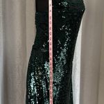 ZARA  EMERALD GREEN SEQUIN DRESS SZ: S Photo 4