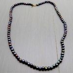 Vintage 14K Gold Peacock Pearl Single Strand Necklace 18inches Photo 0