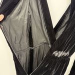 Tanner Vintage Black Velvet Long Sleeve Formal Dress Size 6 Evening Photo 11