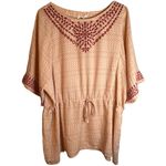 Anthropologie  One September Pink Euphemia Tunic Blouse‎ Size Large Photo 1