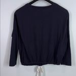 Eberjay  navy slouchy loungewear top size small Photo 4