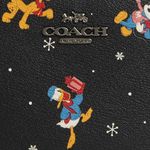 Coach Disney X Mini Jamie Camera Bag with Holiday Print Black Multi CN027 Photo 12