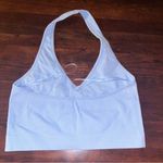 Garage  Seamless Ribbed Halter Cropped Tank Top Photo 2