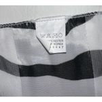 l*space Vintage Age Scarf Black White Animal Print 20" Square Polyester Womens Photo 3