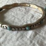 Silver tone stretch bracelets Photo 5