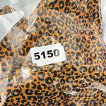 ASOS  Size 14 Orange, Black Animal Print Tiered Long Sleeve Maxi Dress Photo 10