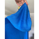 Style & Co  Knit Hoodie Pullover Bright Blue Cozy Buttery Soft Ribbed M Lounge Photo 3