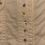 MADAME BRAND CREME COLORED EMBELLISHMENT ALL OVER LONG SLEEVE BUTTON DOWN Size undefined Photo 9