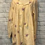 Tularosa NWT Women's XS Cream Blythe Mini Dress Cream Pink Embroidered Photo 5